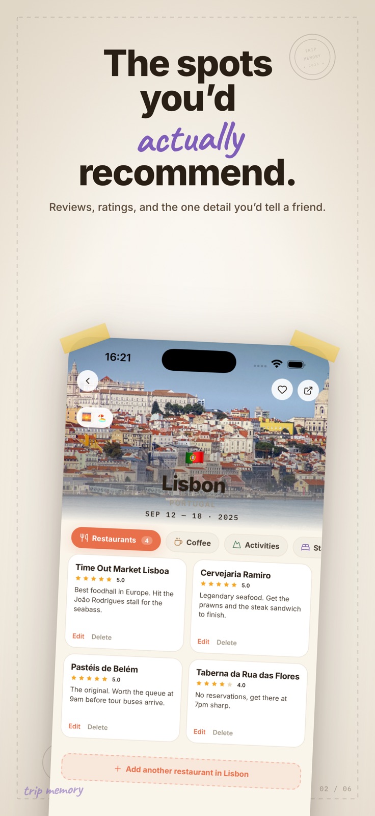 Trip Memory: Travel Journal iphone screenshot 4