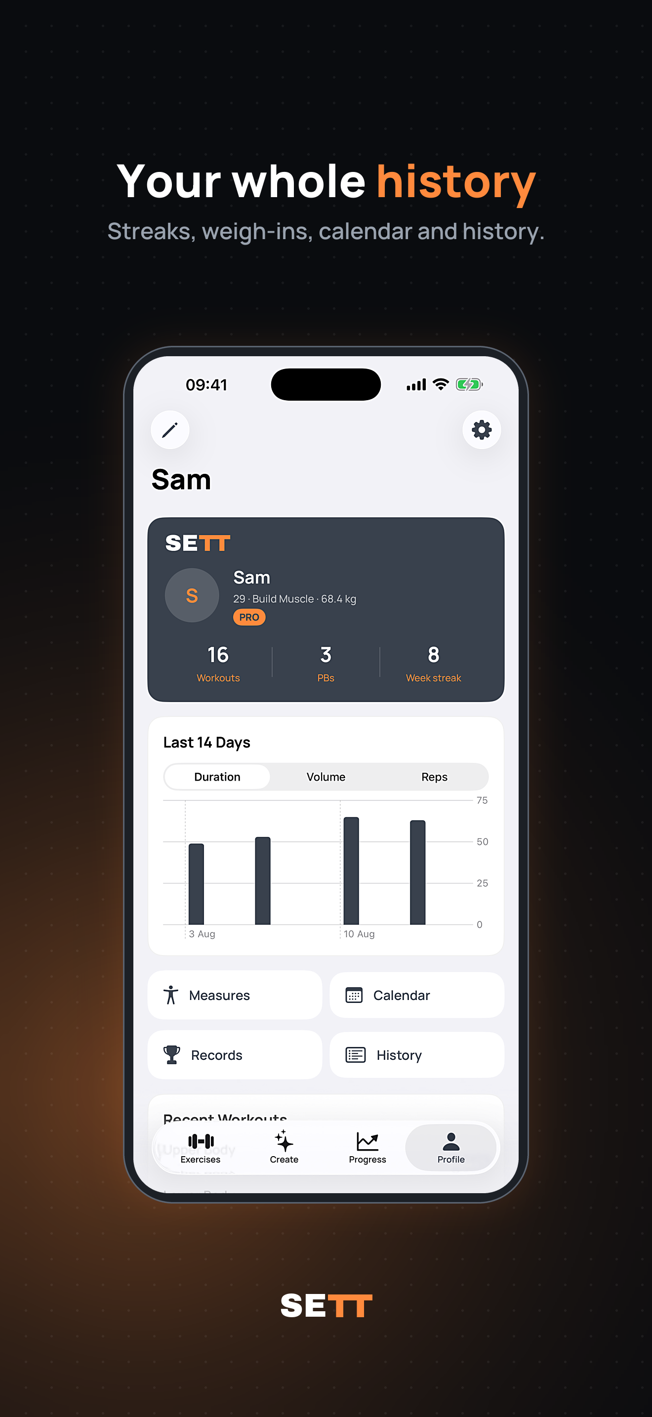 SETT - Workout Tracker screenshot 4