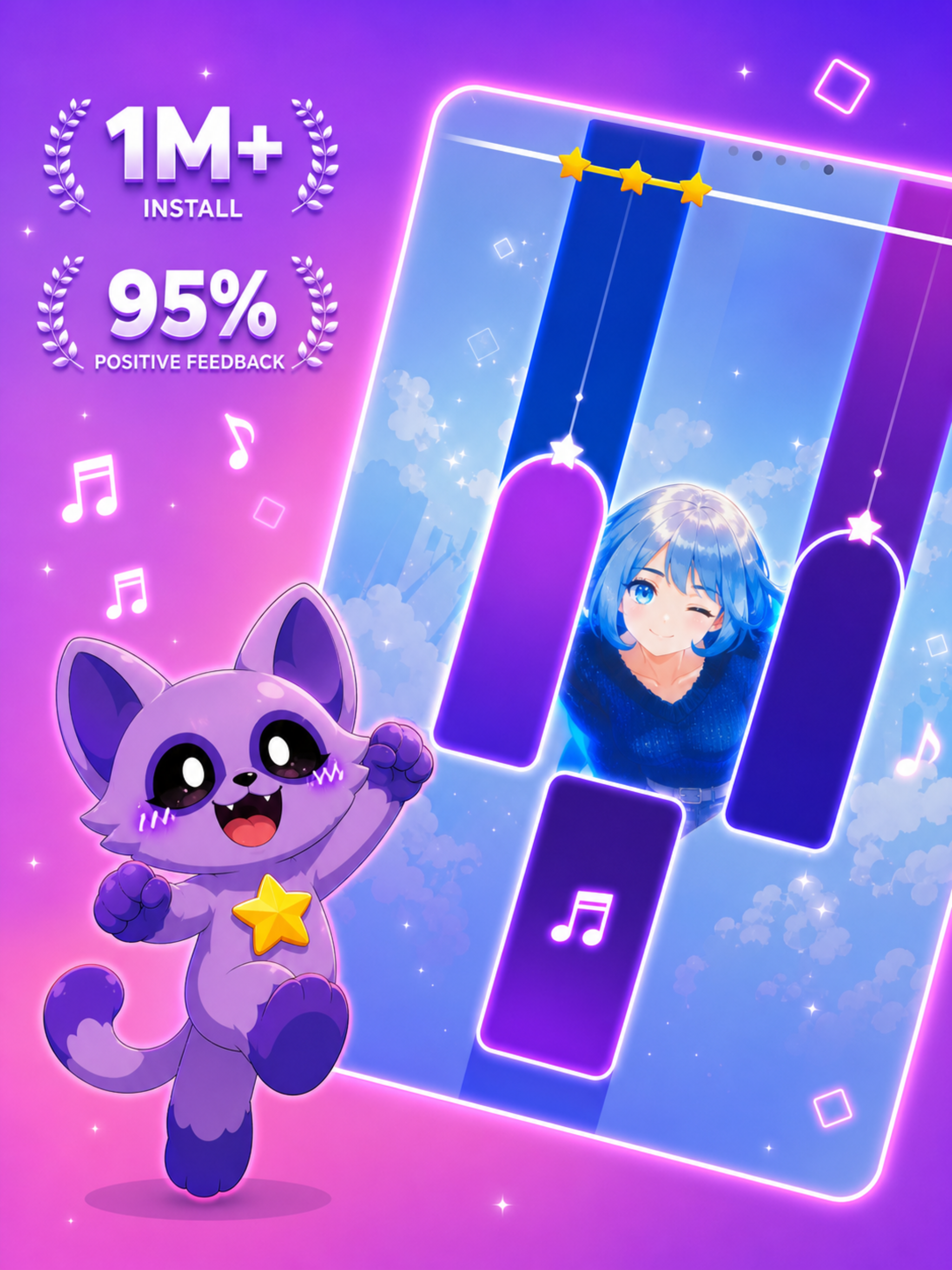 KPOP Cute Cat: Music Game