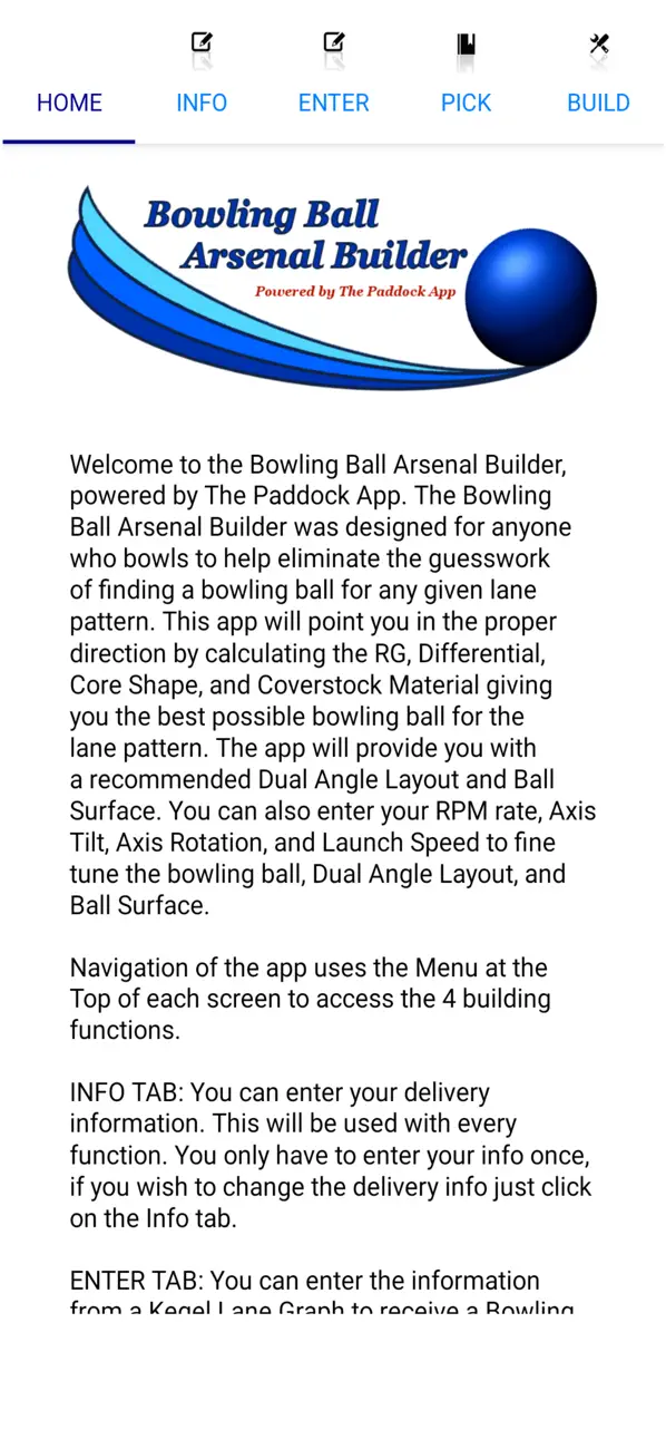 Screenshot #1 pour Bowling Ball Builder