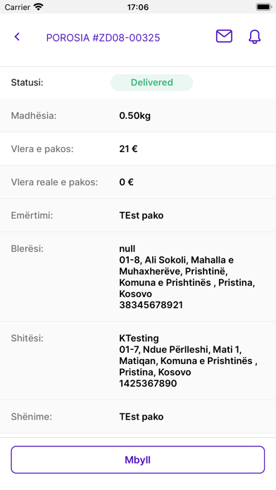 Postman Driver Screenshot