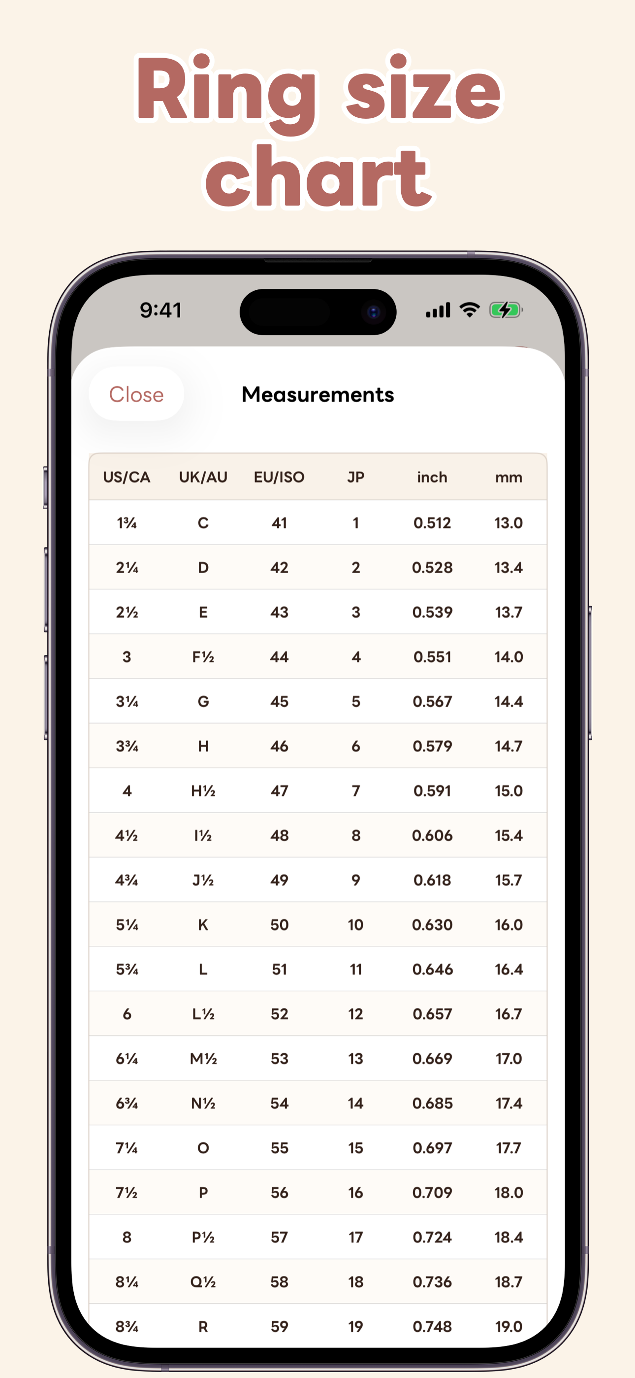 Ring Sizer: Measure App screenshot 6
