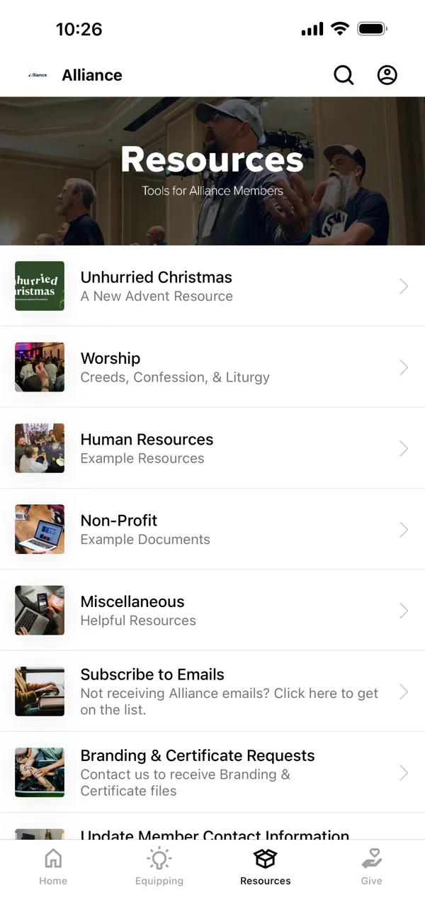 Screenshot #3 pour Alliance of Reformed Churches