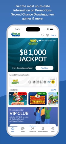 Rhode Island Lottery Screenshot 1 of 7