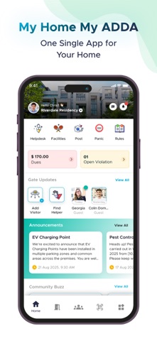 ADDA - The Community Super App iPhone screenshot