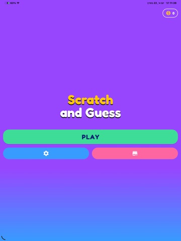 Scratch and guess iPad screenshot