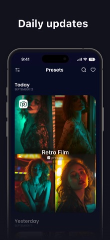 Presets for Lightroom: Filters iPhone screenshot