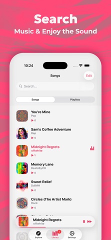 Tubidy FM Offline Music Player App Store preview screenshot 5