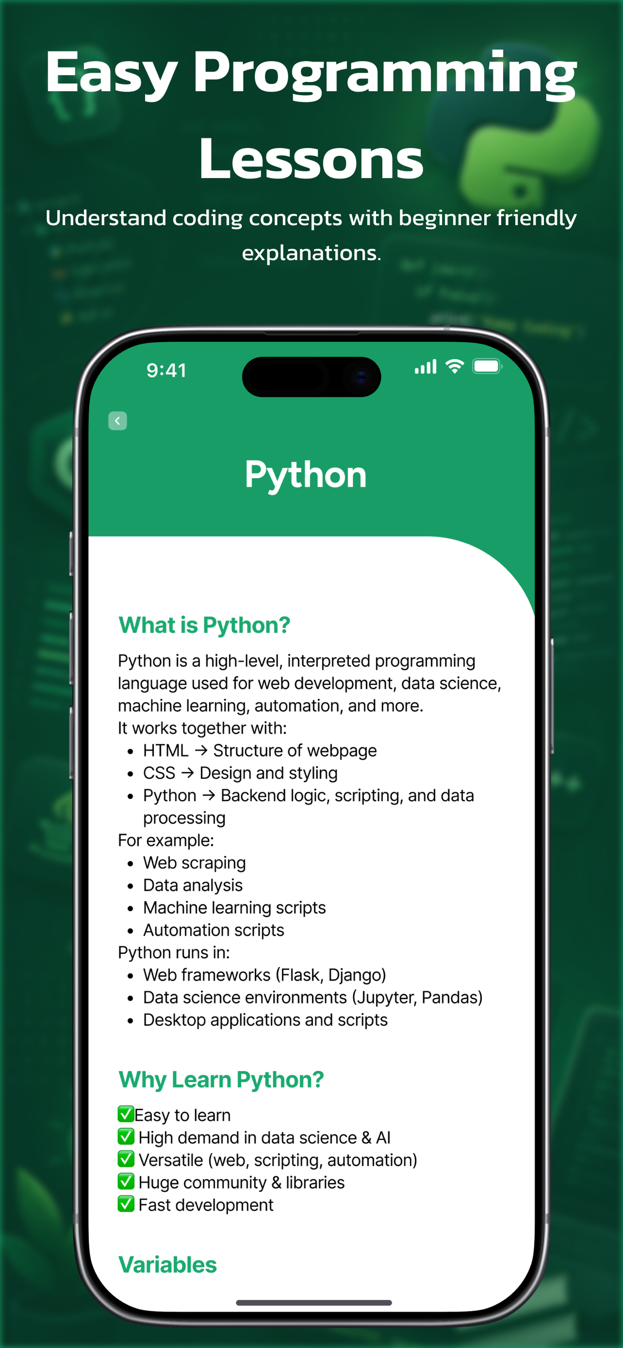 Programming Hub: Learn to code screenshot 3