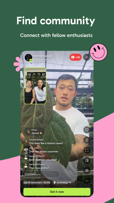 Palmstreet: Shop & Sell LIVE Screenshot