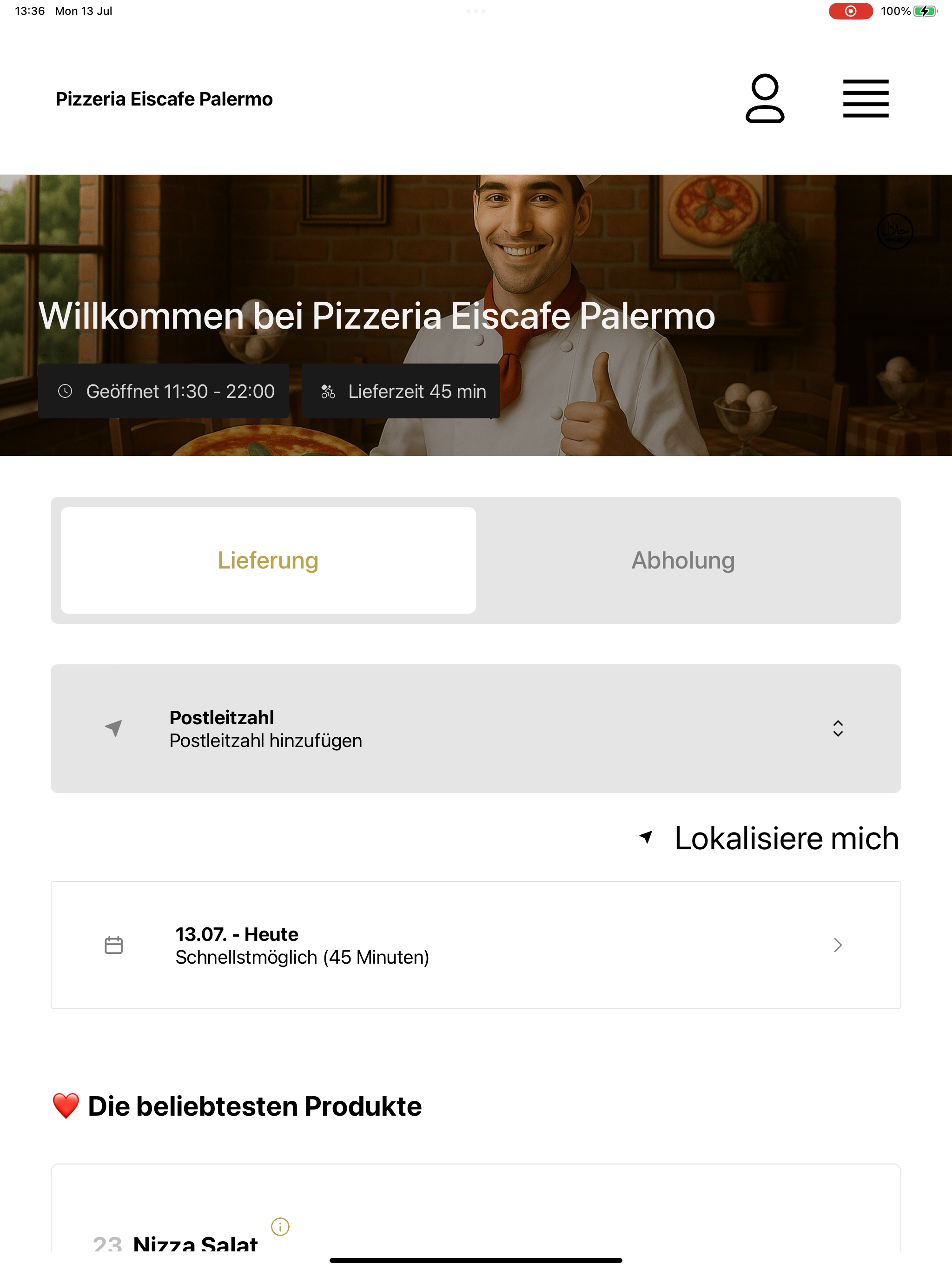 Pizzeria Eiscafe Palermo screenshot 13
