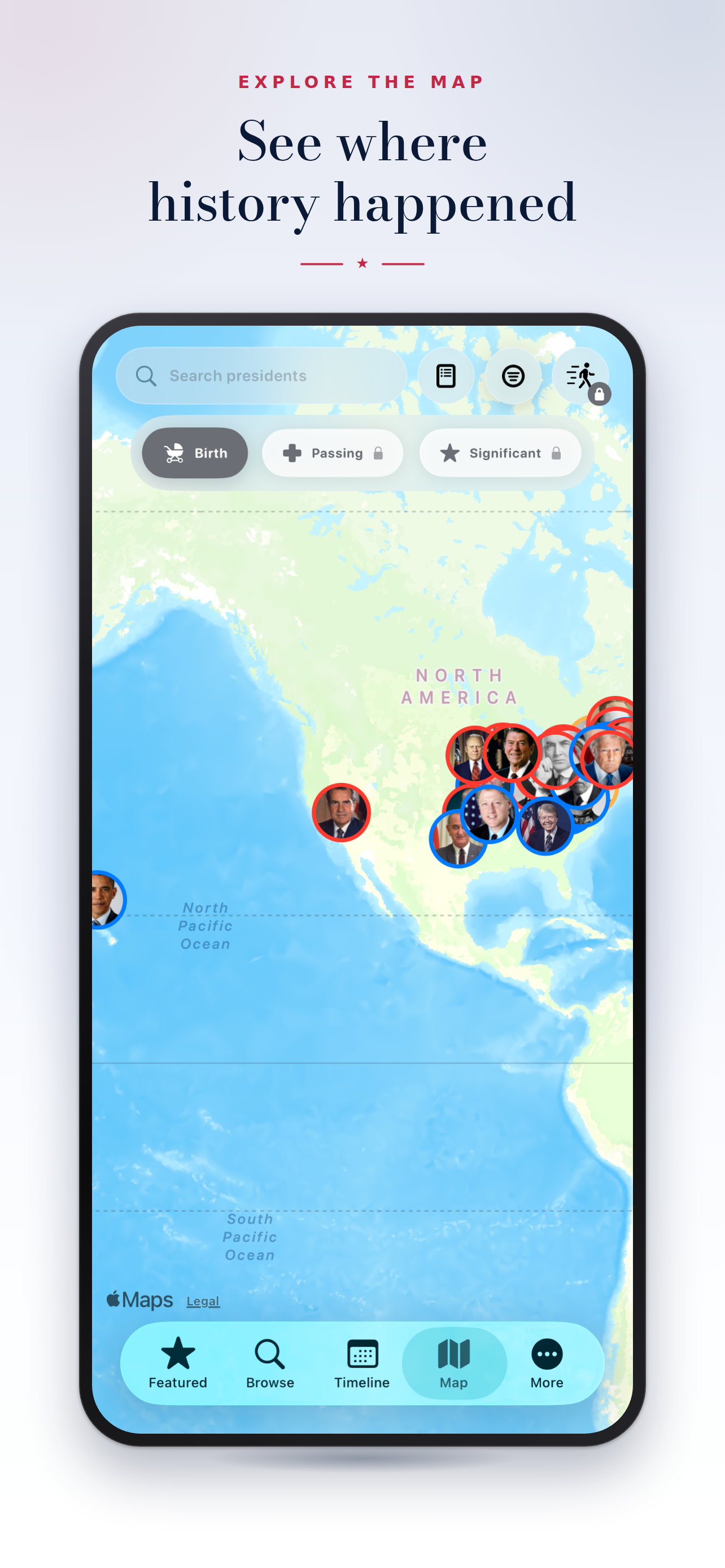 US Presidents: Trivia & Map screenshot 7