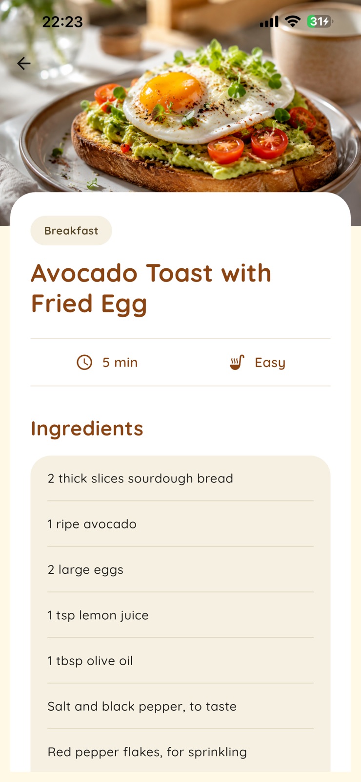 Home Cookbook: Recipe Manager iphone screenshot 2