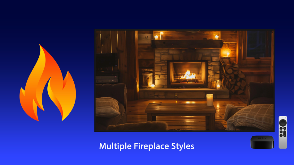 #3. Cozy Fireplace Photo Frame 4K (iOS) By: Igor Bidenko