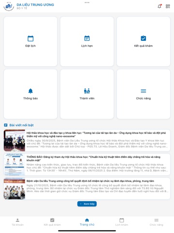 Da liễu Trung ương iPad screenshot 1