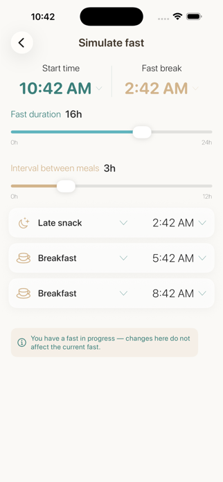 Fasting Planner Screenshot 6 of 10