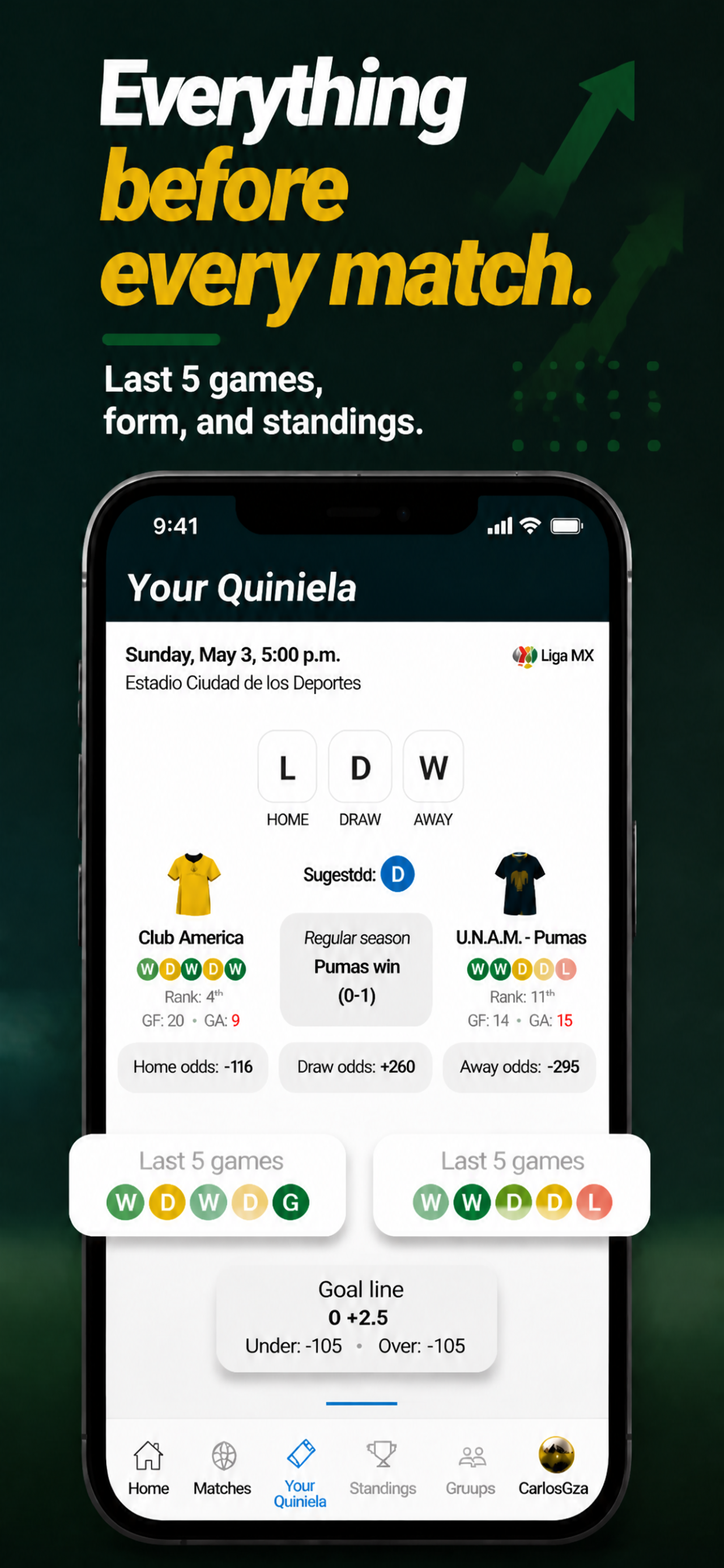 QuinielaMX: Soccer Pick'em