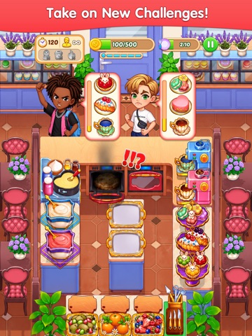 Recipe Rush - Cooking Games iPad screenshot