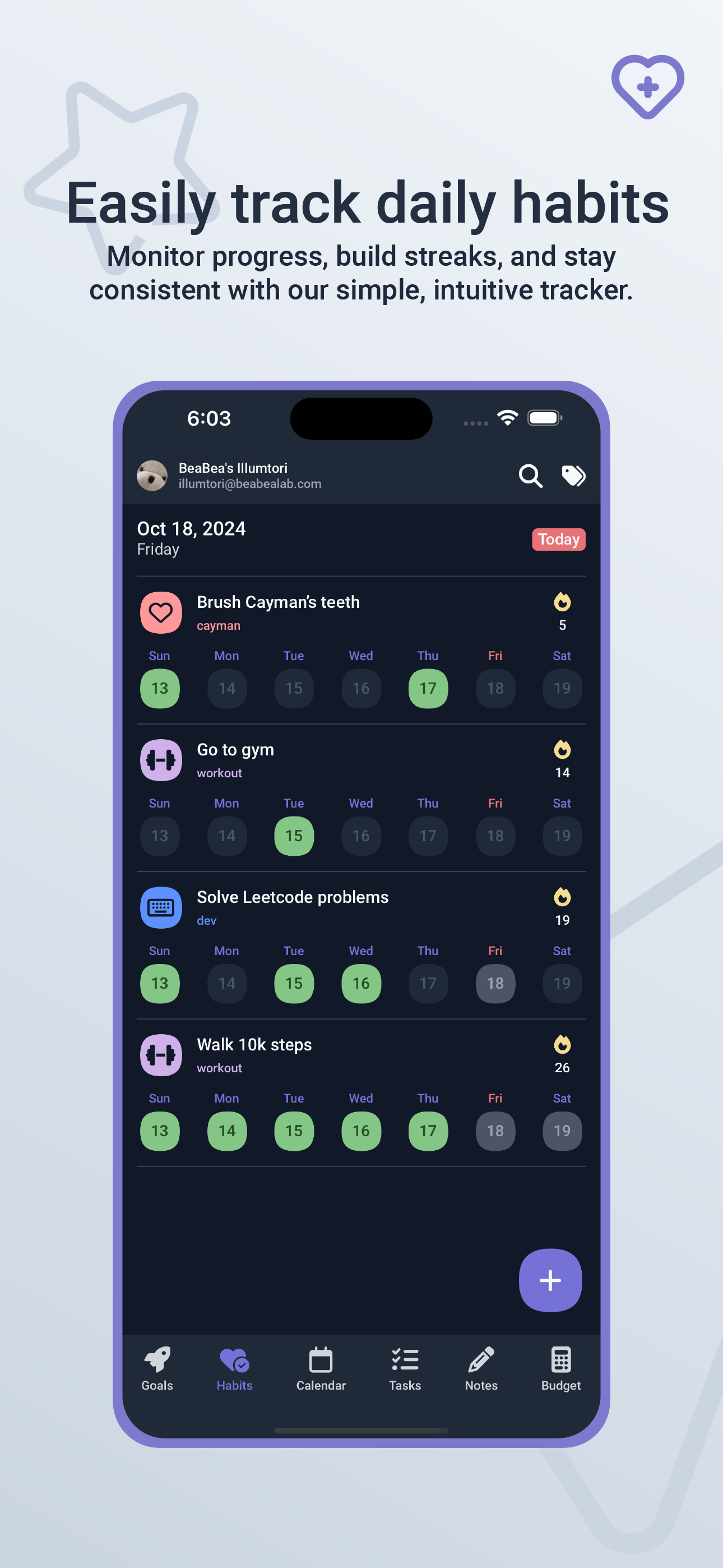 Goal Tracker - Illumtori