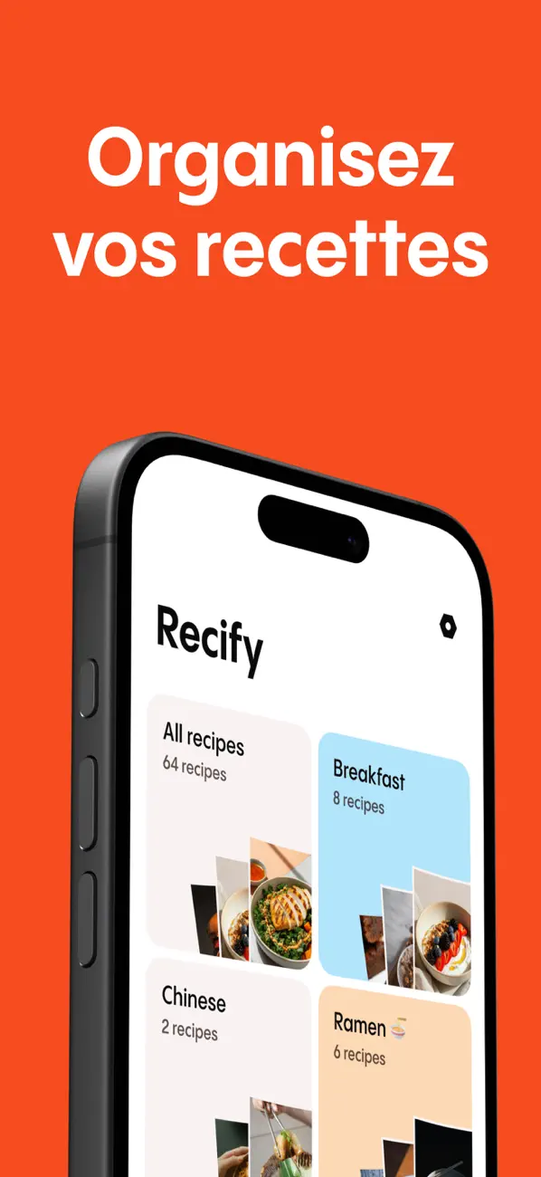 Screenshot #3 pour Recipe Keeper - Recify