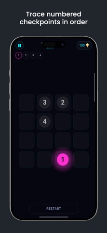NeonPath: Connect Numbers Screenshot 4 of 5