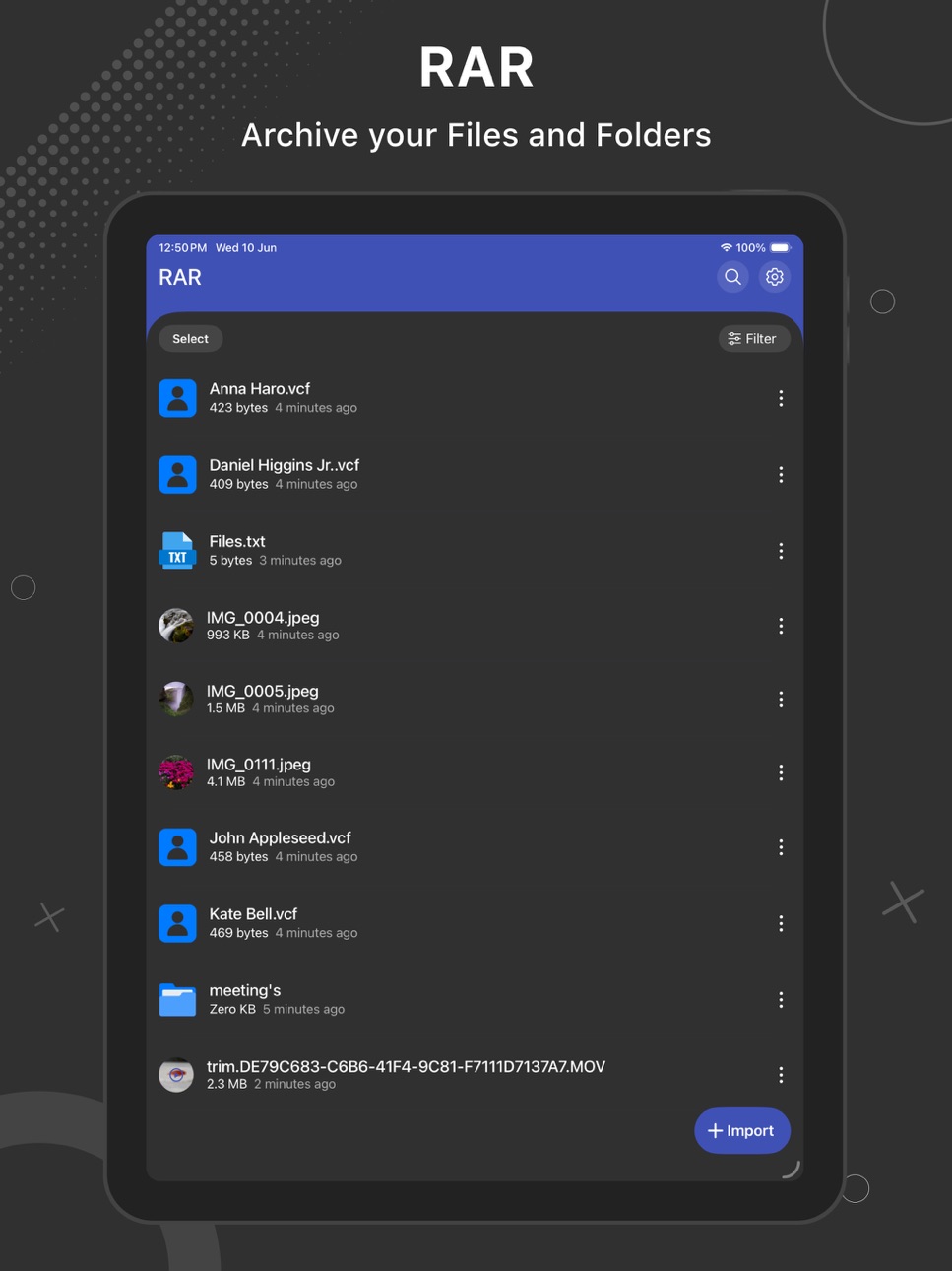 iPad screenshot