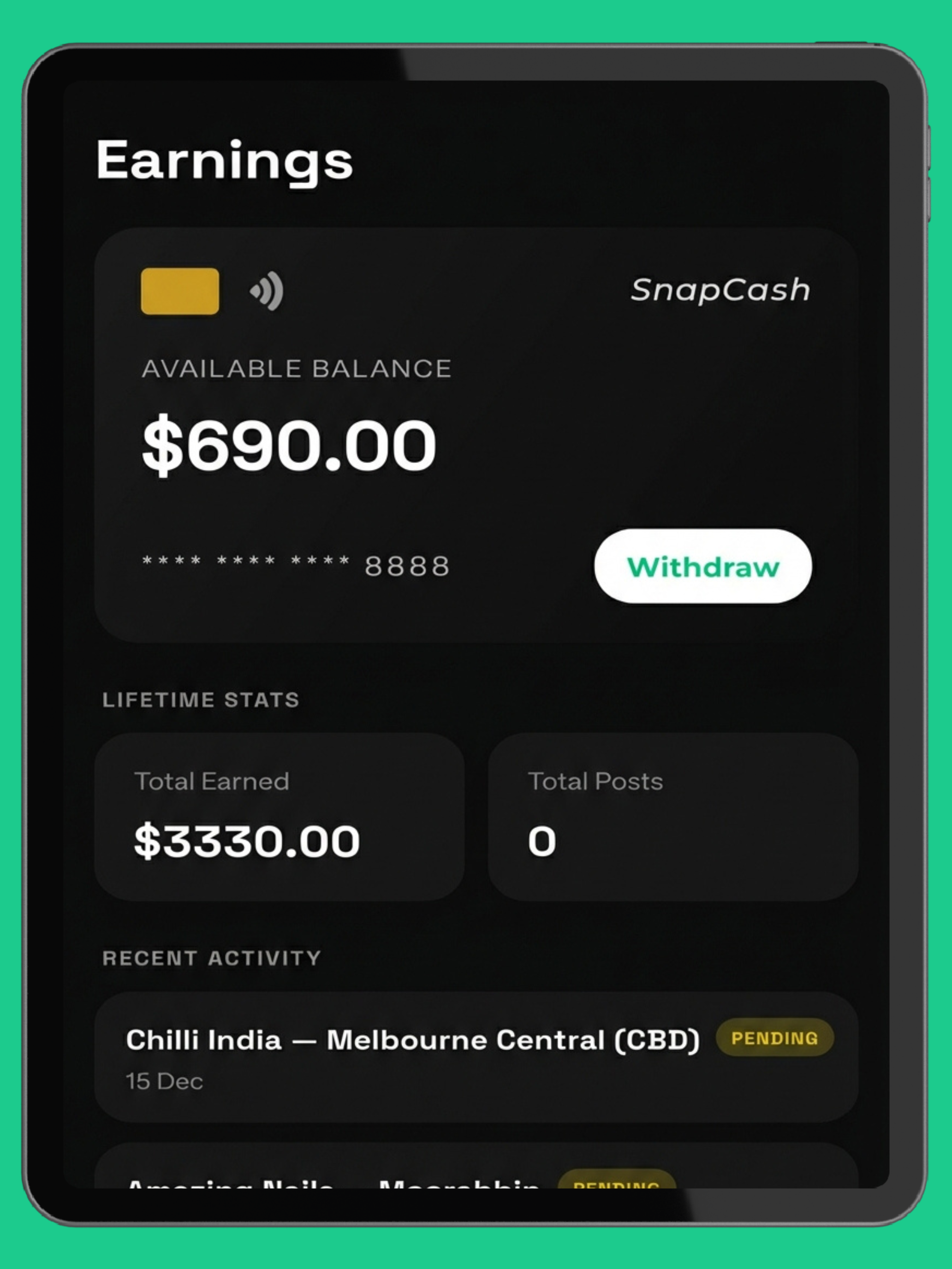 Snapcash