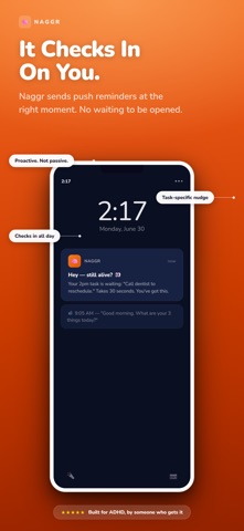 Naggr - ADHD Accountability screenshot