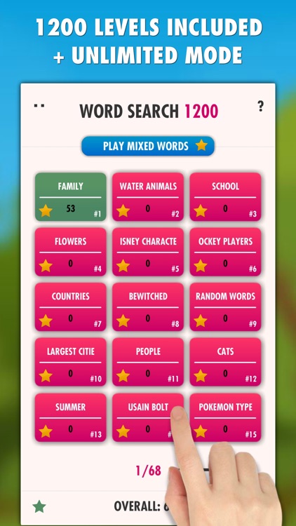 Word Search 1200 screenshot-3