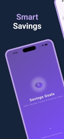Savings Tracker & Goals iPhone screenshot