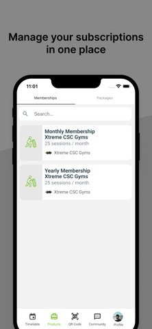 Xtreme CSC Gyms screenshot