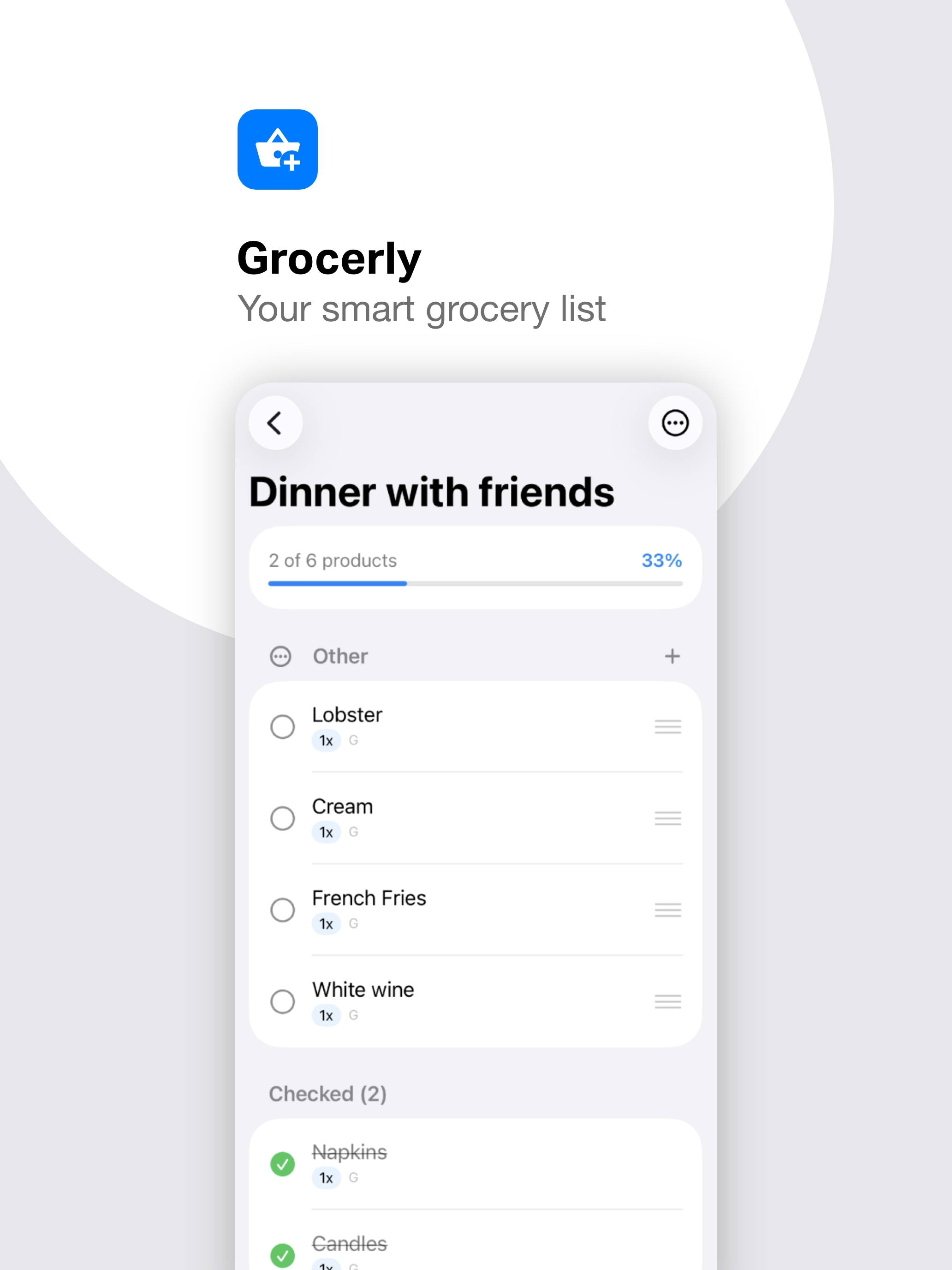 Grocerly Shopping List screenshot 5
