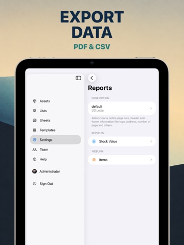 Asset Tracker for Business iPad screenshot