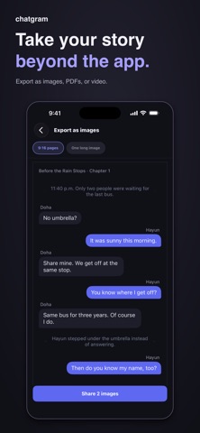 Chatgram: Text Story Studio skærmbillede 5