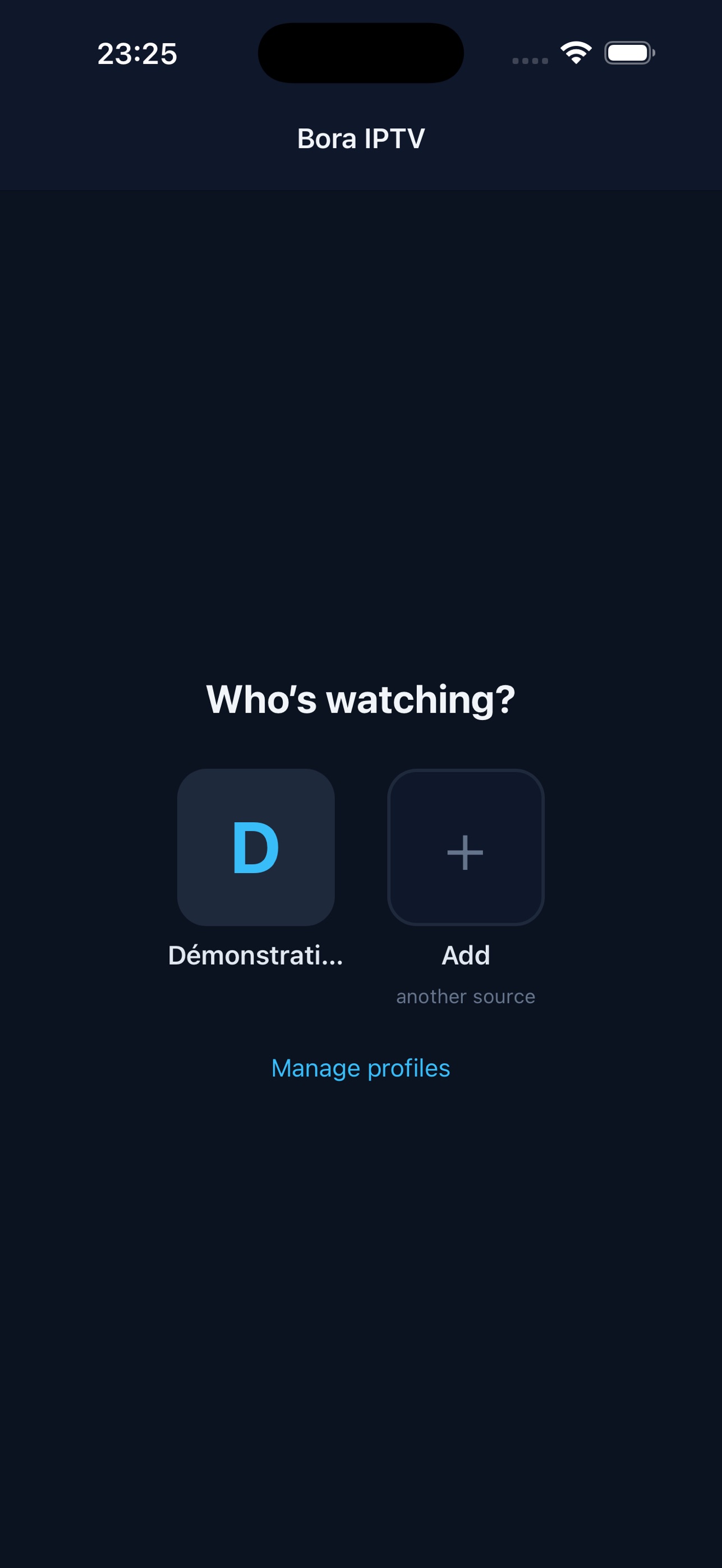 Screenshot 1 of BoraIPTV