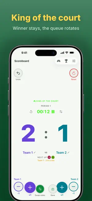 Scoreboard: Volleyball & Timer screenshot 3