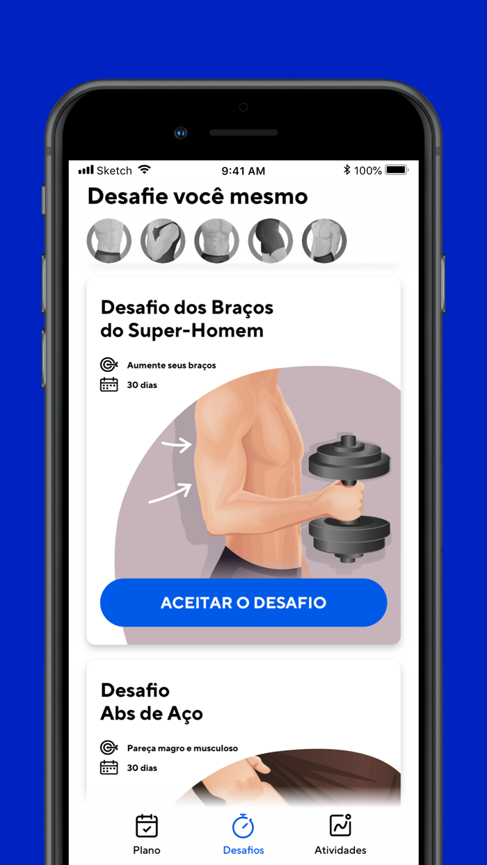 Treino para homens FitStrong