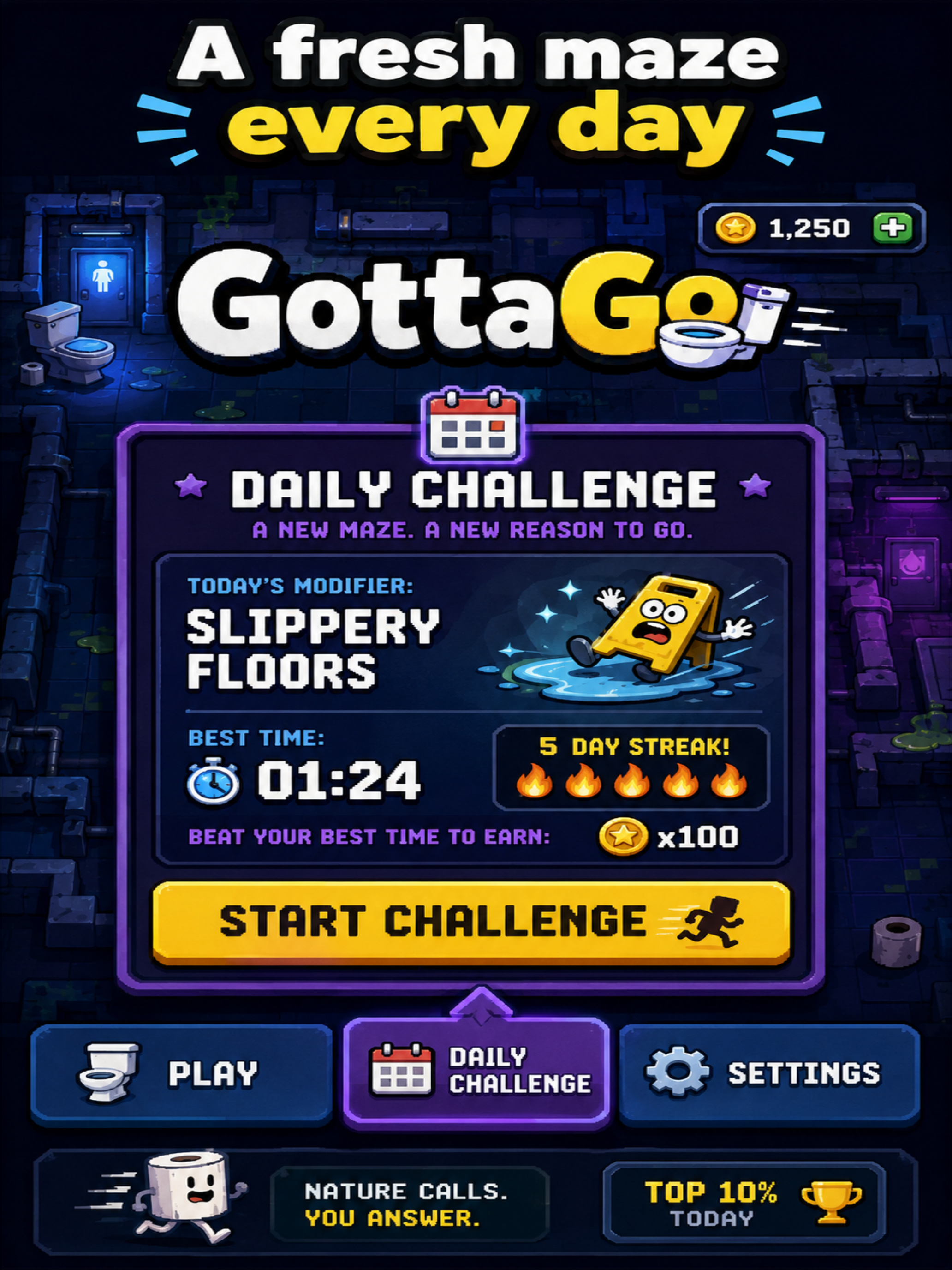 Gotta Go: Find the toilet!