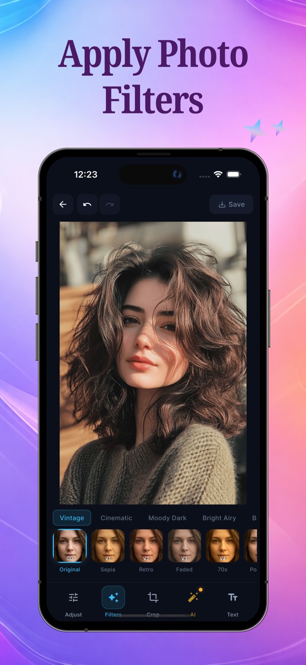 grainiq - ai photo editor iphone images 3