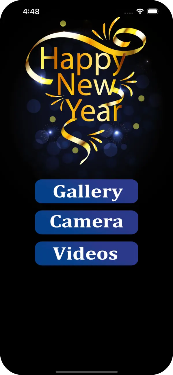 Screenshot #1 pour New Year Video Maker 2026