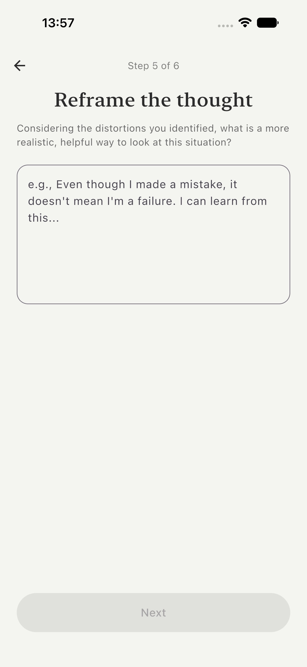 Screenshot 8 of Reground: CBT Diary
