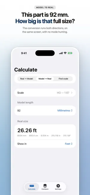 Model Scale Calculator screenshot 3