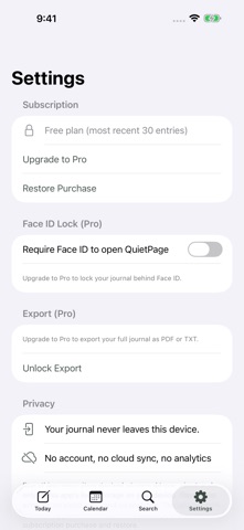 QuietPage: Private Journal screenshot 4
