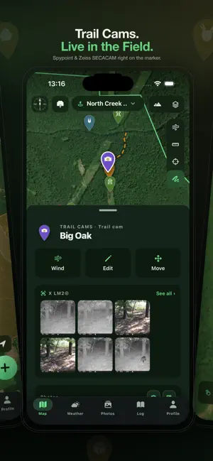 HuntrMap: Maps, Wind, Weather screenshot 2