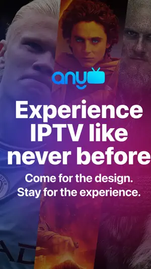 AnyTV - IPTV Smart Player screenshot 1