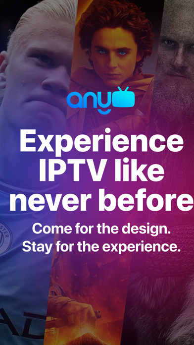 Screenshot #1 pour AnyTV - IPTV Smart Player