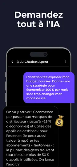 Capture d'écran de IA Chatbot Français・Chat: AI! sur iPhone 2