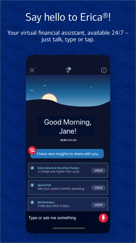 Bank of America Mobile Banking screenshot 2 of 8