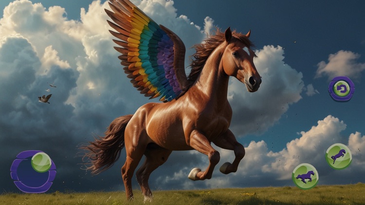 Flying Horse Unicorn Pegasus