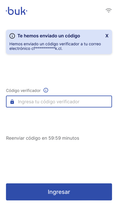 Buk Asistencia Colaborador Screenshot